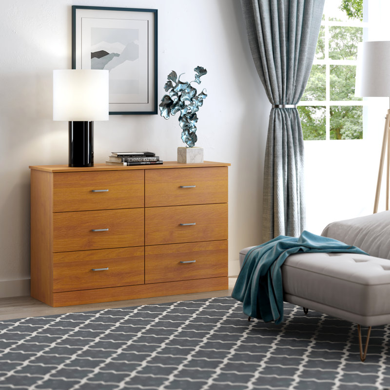 Wade Logan® Allyannah 6 Drawer Dresser & Reviews Wayfair